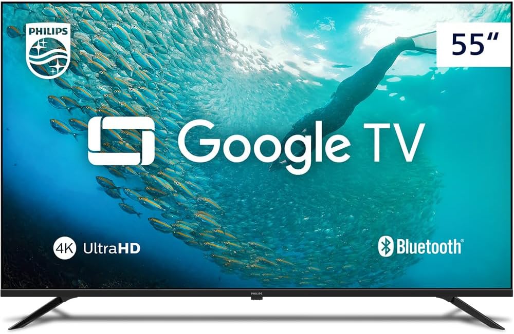 PHILIPS, Smart TV, 55'' 4K UHD,